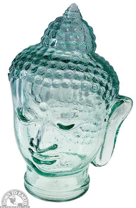 Glass Buddha Head 12’’ | Down to Earth Distributors Inc.