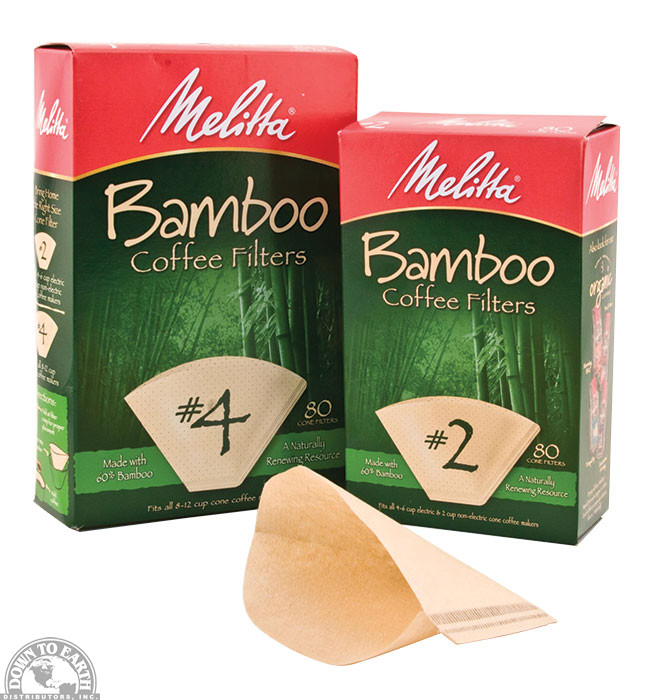 Coffee Filter Bamboo 2 80ct Down to Earth Distributors Inc.