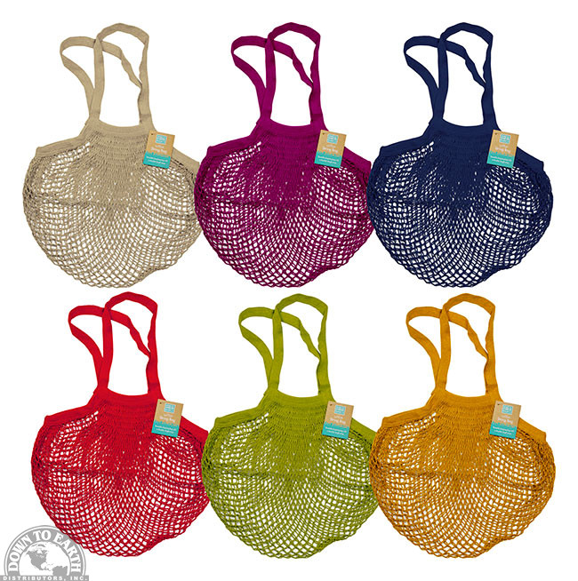 Cotton String Shopping Bags Down to Earth Distributors Inc.