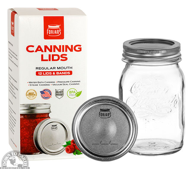 Canning Lids & Rings Reg.bx/12 Down to Earth Distributors Inc.