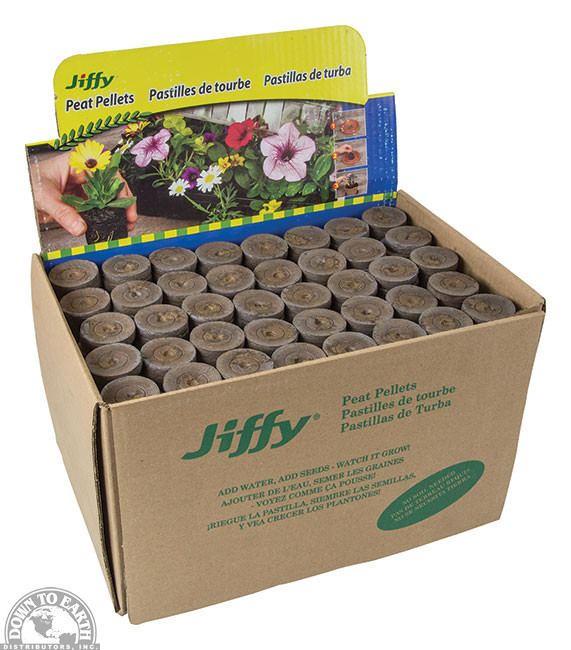Jiffy Peat Pellets – 30mm, 100 Count – Seed Starting Growing Supplies