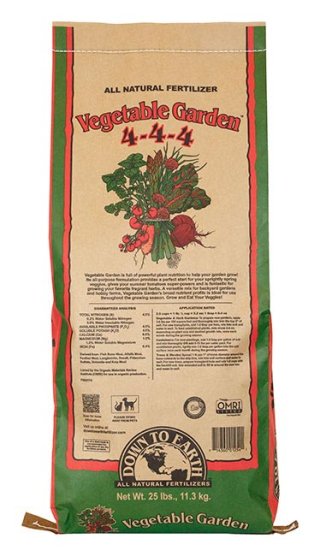 Vegetable Garden 4-4-4   25lb