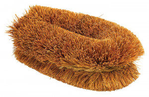 Coir Veggie Brush Large 6"^