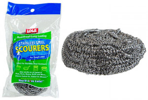 Scourers Stainless Steel 2pk