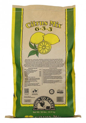 Citrus Mix 6-3-3   50lb - Down To Earth Fertilizer