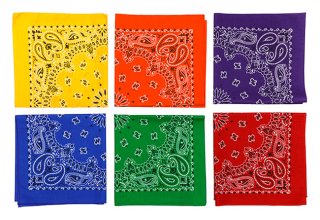 Bandana Primary Colors Assort.