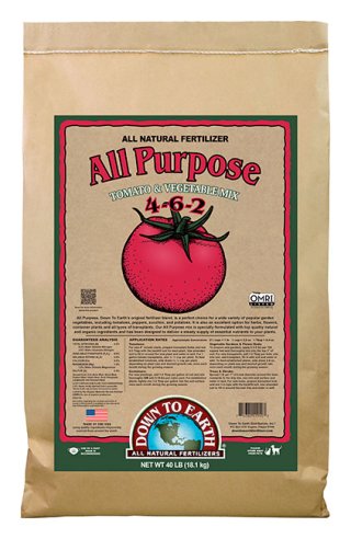 All Purpose Mix 4-6-2   40 lb Down To Earth Fertilizers