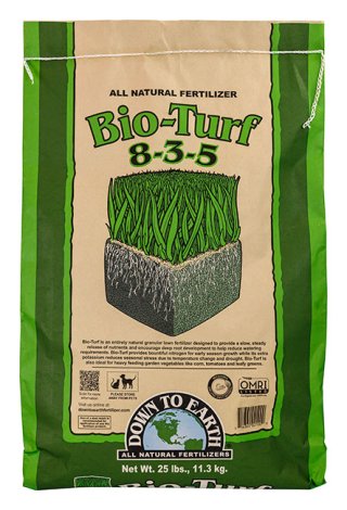 Down To Earth Fertilizers Bio-turf 8-3-5   25 lb USA