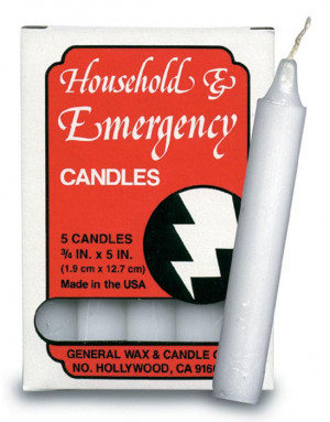 Household Candles Pk5