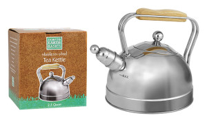 Tea Kettle 2.5 Qt Wood Hand