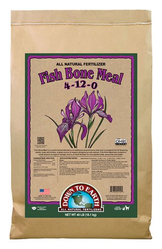 Fish Bone Meal 4-12-0   40 lb -Down To Earth Fertilizers