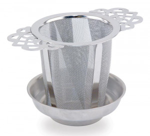 Tea Strainer Cone w/Handles