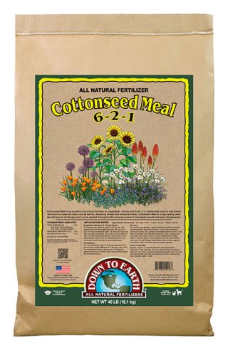 Down To Earth Fertilizers - Cottonseed Meal 6-2-1  40lb bag