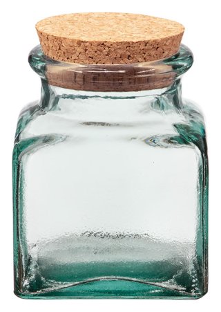 Jar Square 250cc W/cork