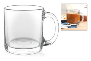 Mug Glass 13oz Clear