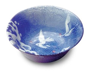 Noodle Bowl 6" Flying Cranes