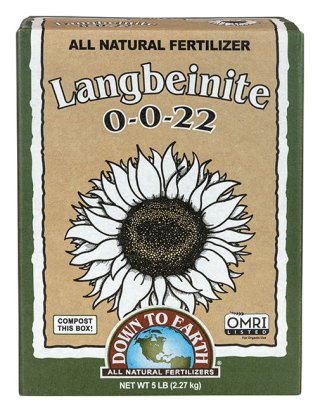 Langbeinite Kmag 0-0-22   5lb - Fertilizer - Made In USA