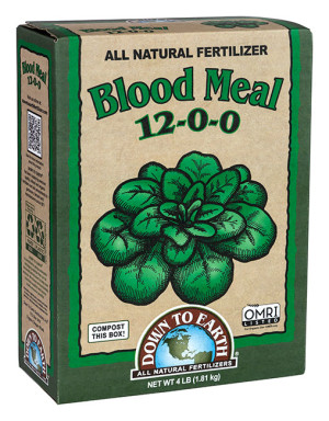 Blood Meal 12-0-0   4lb - OMRI Listed For Organic Gardening