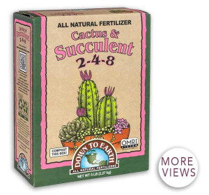 Cactus & Succulent Fertilizer Down To Earth Fertilizer USA