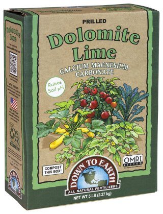 Down To Earth Fertilizers - Dolomite Lime  5lb - Made in USA