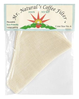 Hemp Coffee Filter #6 *min6*&^