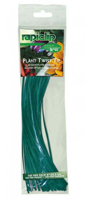 Plant Twisttie Strips Pk100 8"