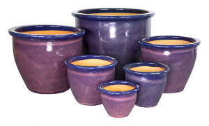 Stoneware Ice Plum  S/6*cna