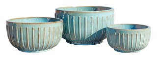 Low Garden Rib Greenset/3