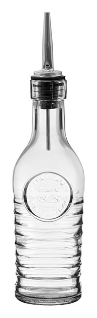 Bottle "officina"w/spout Clear