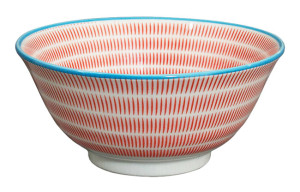 Bowl Red Sen 5.75"