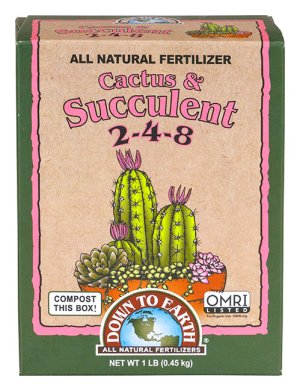 Cactus & Succulent Mini  1 Lb Fertilizer - Made in USA