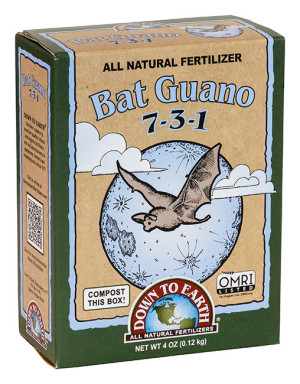 Bat Guano Mini  0.25lb - Down To Earth Fertilizer