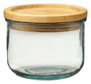 Stackable Jar 20oz 4" Tall- wholesale glass jar with lid