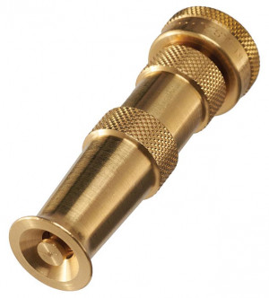Brass Hose Nozzle Adjustable