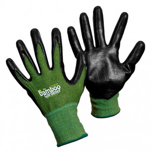 Glove Bamboo/nitrile Palm Med