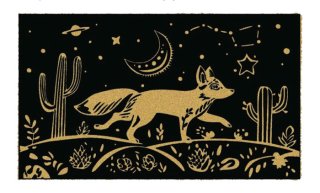 Coir Mat/pvc Desert Fox 18"x30 Celestial Design