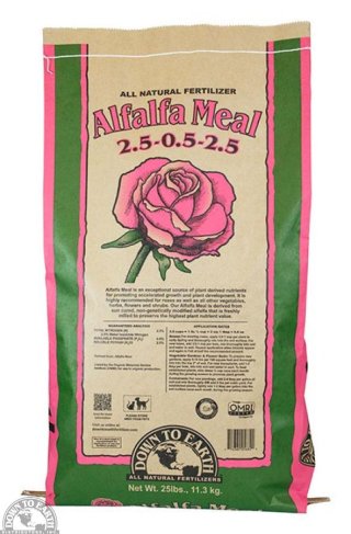 Down To Earth Fertilizers Alfalfa Meal 2-0-1  25lb USA