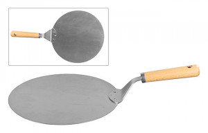 Ss Pizza Peel 10" Beech Handle