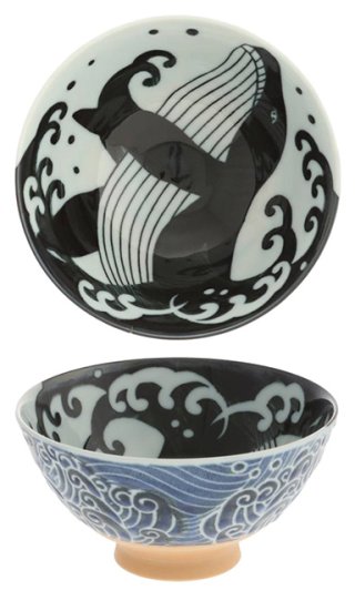 Rice Bowl Waves & Whale 4.5"