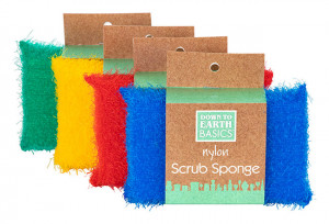 Nylon Scrub Sponge Asst*min6*