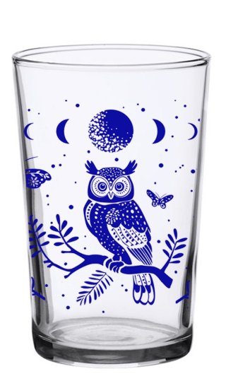 Vintage Night Owl Glass 7oz