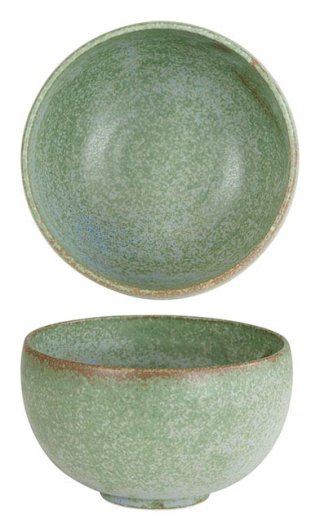Bowl 5.25" Terra Grn Lg*disc*