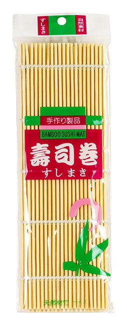 Bamboo Sushi Mat 9.5"x9.5"