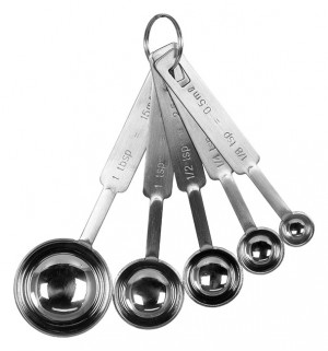 Measuring Spoons Ss Set Of 5 - Wholesale Kitchen Supplies