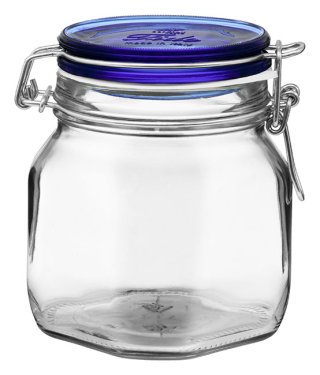 Fido Jar .75lt Blue Lid