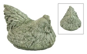 Concrete Hen - Garden Sculpture