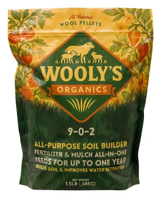 Wooly's Og Wool Pellets - fertilizer bag - wholesale