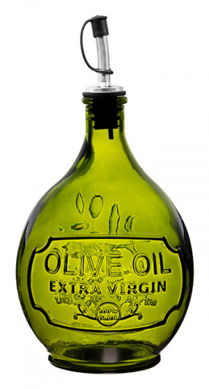 Olive Oil Jug Dark Blue