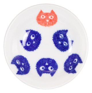 Sauce Dish Cat Faces 4"