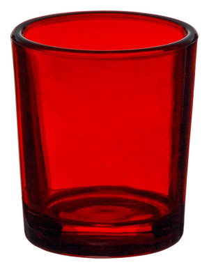 Wholesale Glass Votive Candle Holder- Ruby Color